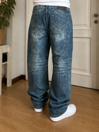 Jeans Denim Rocawear Classic Fit Vintage Y2K Blu Délavé — foto 1