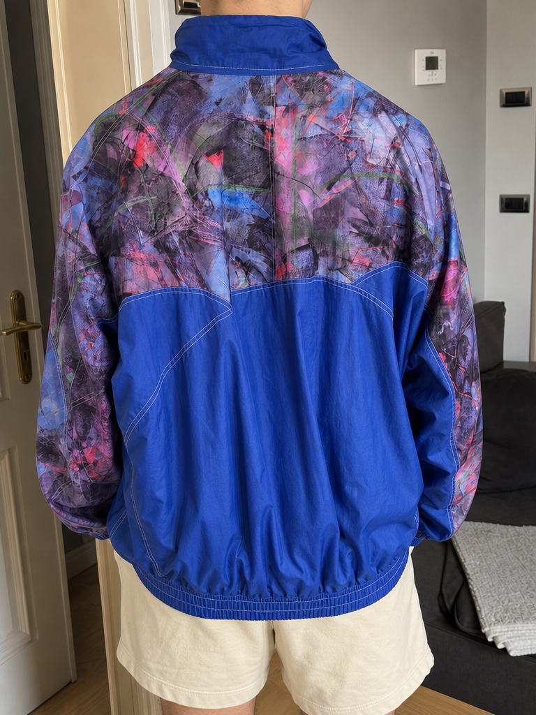 Felpa sportiva Paul & Shark Full Zip Collo Alto Multicolore Vintage Y2K (XL) — foto 2