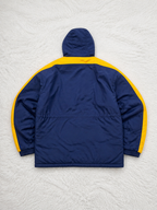 Giacca Sportiva Nike con Cappuccio Blu Navy Giallo Vintage Y2K (XL) — foto 2