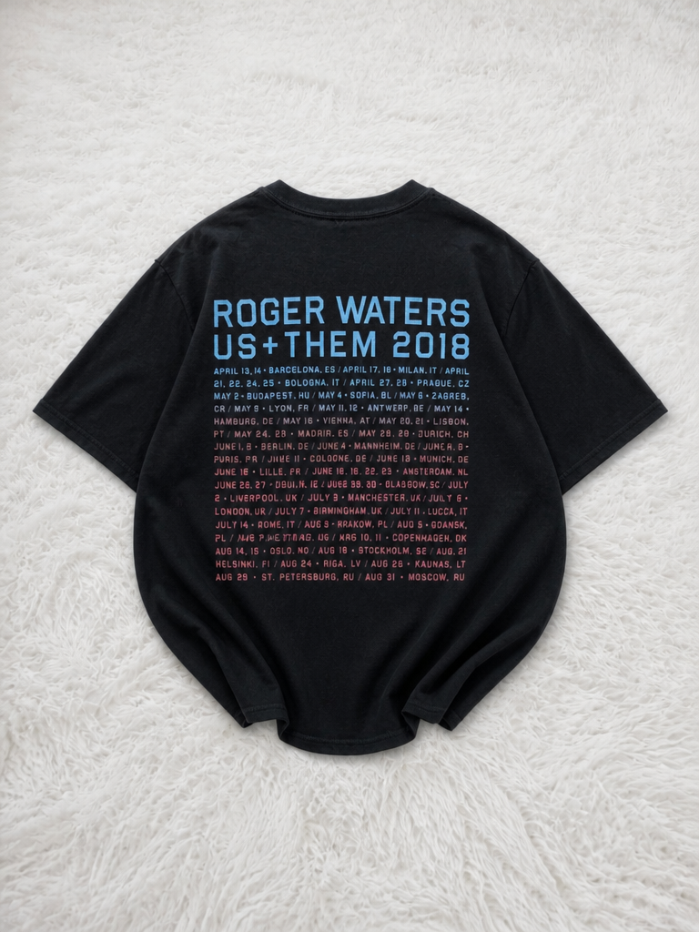 T-shirt Gildan Roger Waters Us + Them 2018 Vintage Y2K (L) — foto 2