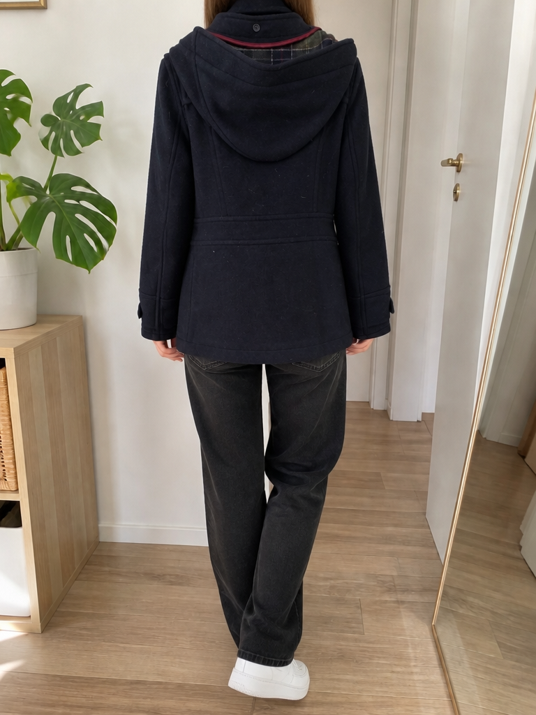 Cappotto con cappuccio Barbour Alamari Blu navy Vintage Y2K — foto 2