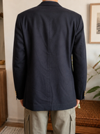 Blazer monopetto Aquascutum Blu molto scuro Rever a lancia Vintage Y2K (XXL) — foto 2