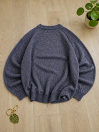 Maglione Girocollo Murphy&Nye Blu Mélange Vintage Y2K Uomo (L) — foto 2