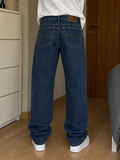 Jeans Lee Denim Cinque Tasche Blu Scuro Vintage Y2K (S) — foto 1