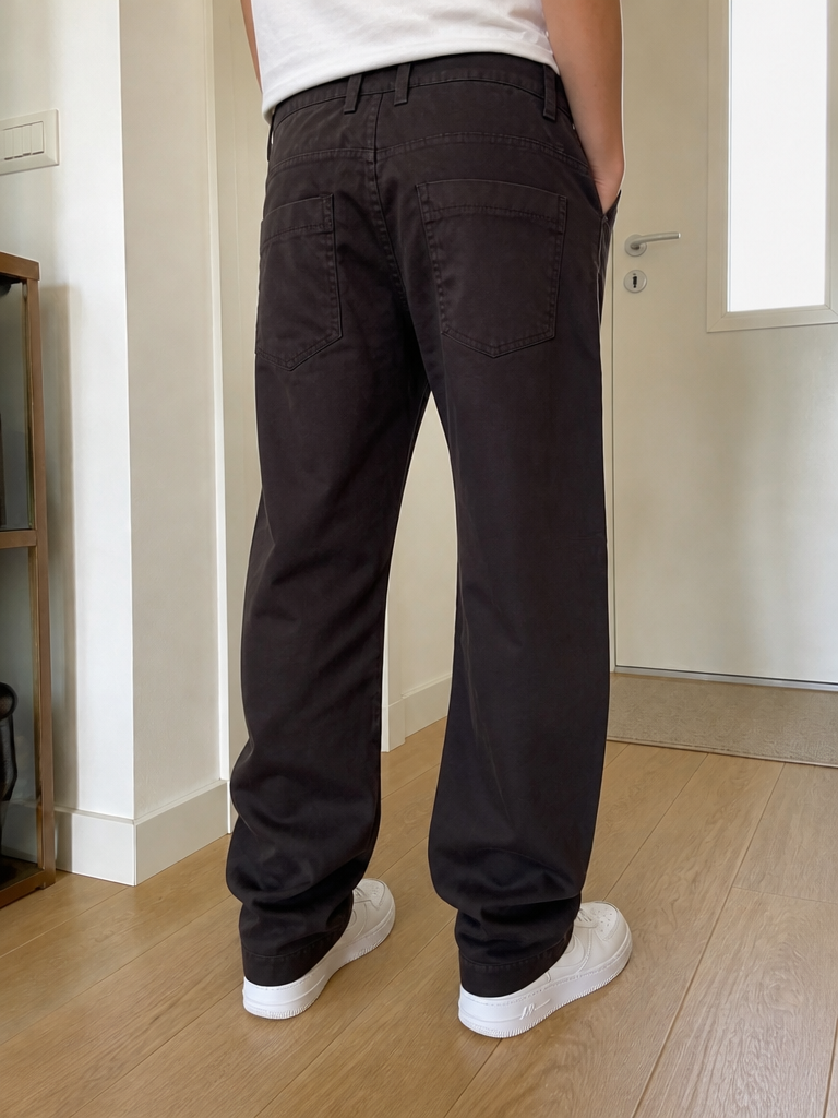Pantaloni Cargo Coconuda Marrone Scuro Vintage Y2K (42) — foto 2