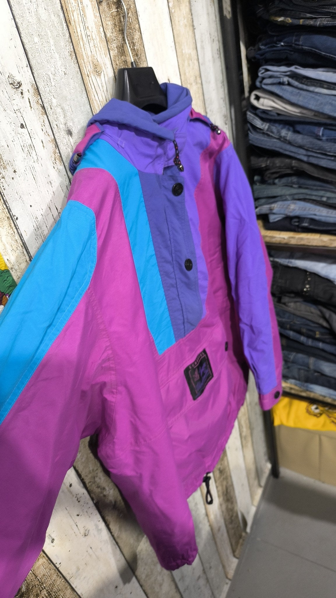 Giacca a vento Schoffel Color Block Vintage Y2K (42) — foto 5