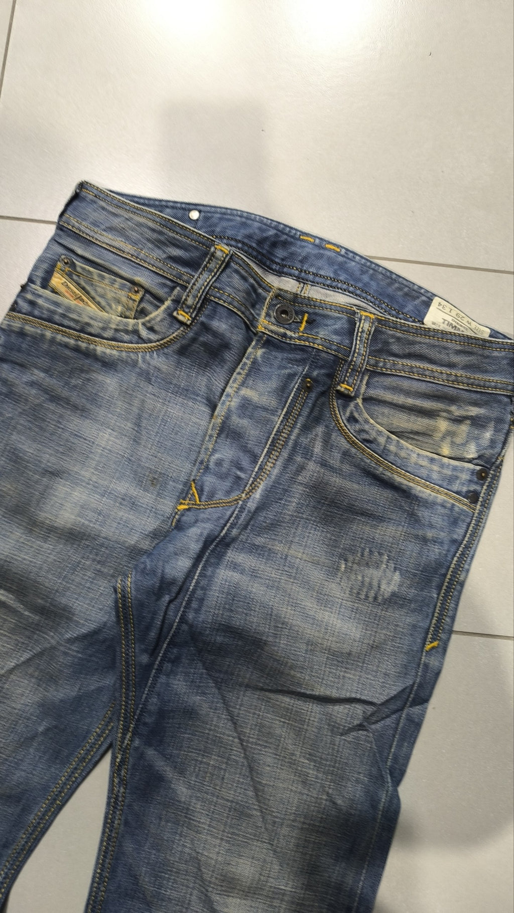 Jeans Gamba Ampia Blu Vintage Y2K Donna — foto 6