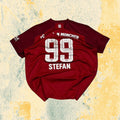 T-Shirt Adidas Bayern Monaco "Stefan 99" Football Vintage Y2K 90s 2000s American Style (L)