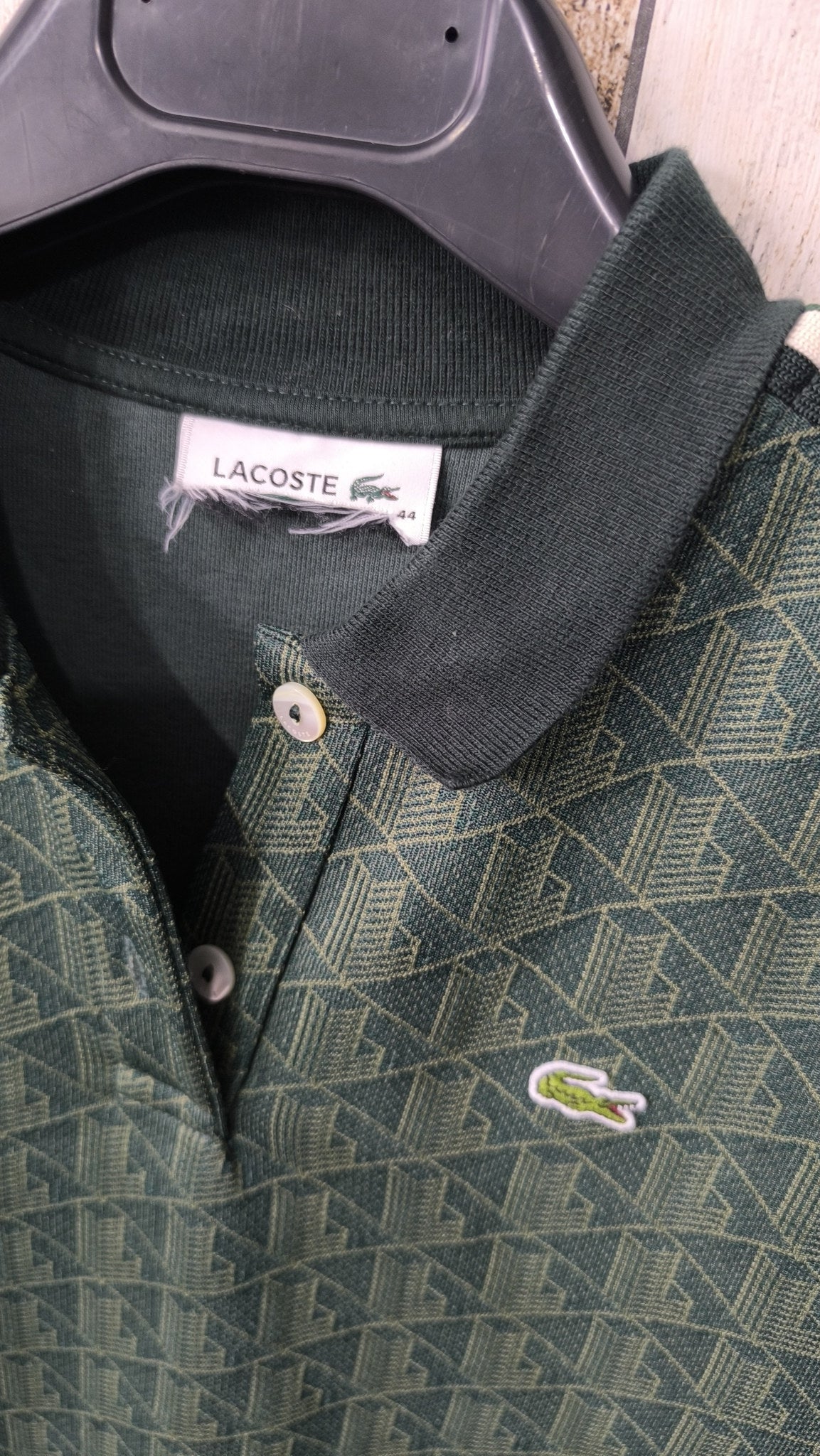 Vestitino Donna con bottoni Lacoste Geometrica Vintage Y2K Donna (44) — foto 4