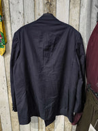 Blazer monopetto Aquascutum Blu molto scuro Rever a lancia Vintage Y2K (XXL) — foto 7