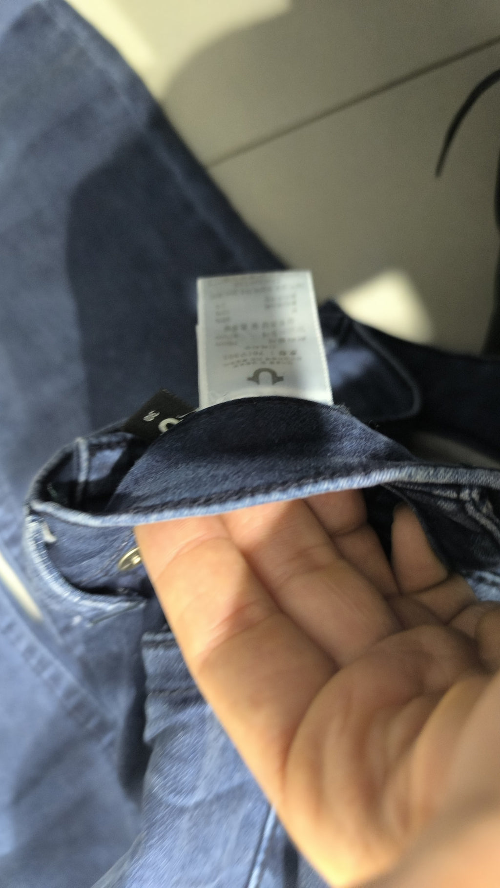 Jeans True Religion 5 Tasche Blu Scuro Vintage Y2K (S) — foto 7