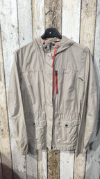 Giacca leggera con cappuccio Columbia tortora chiaro zip Vintage Y2K (S) — foto 3