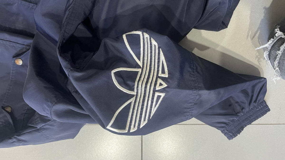 Giacca a vento adidas Blu navy Collo alto Vintage Y2K (L) — foto 7