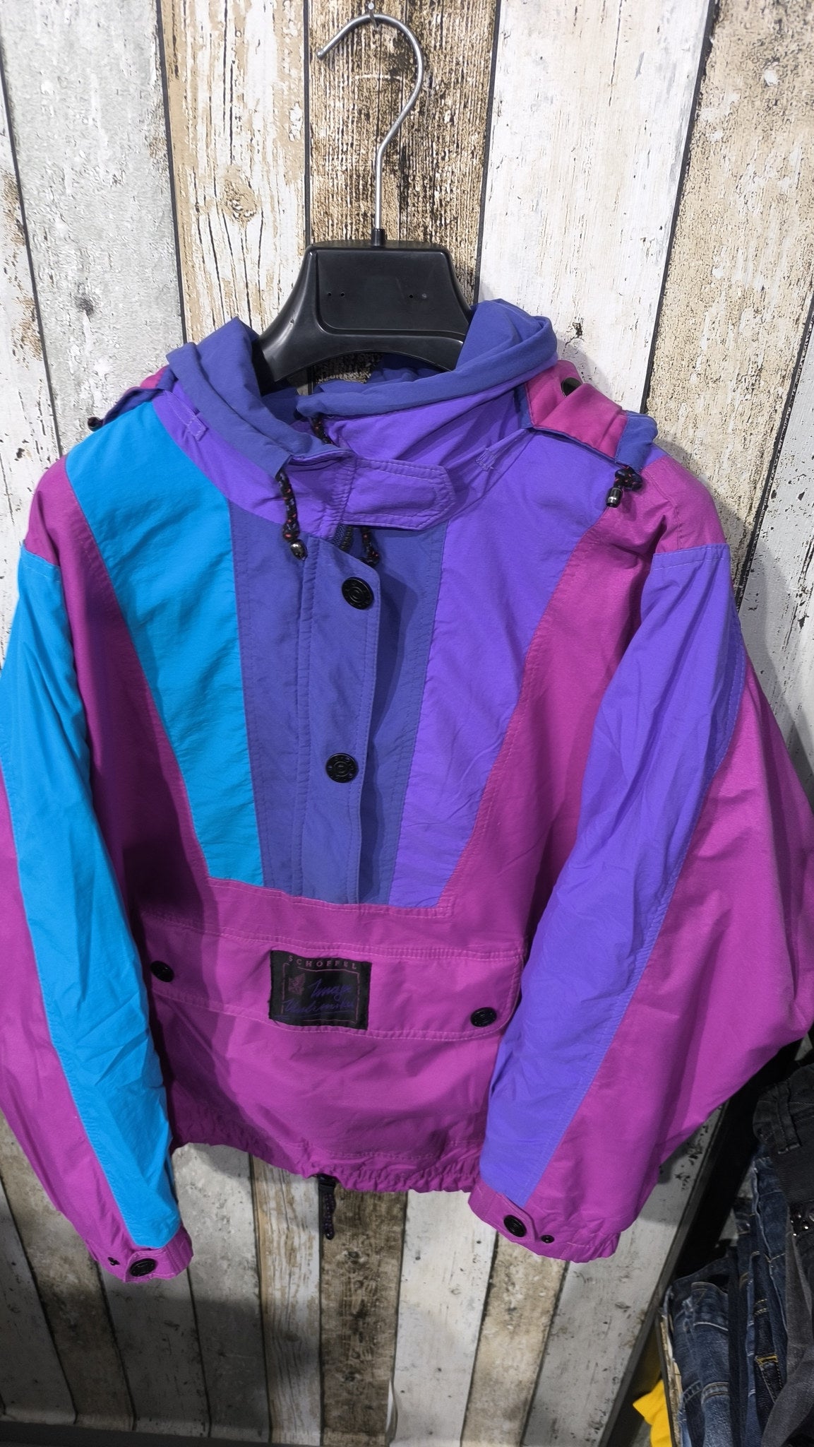 Giacca a vento Schoffel Color Block Vintage Y2K (42) — foto 4