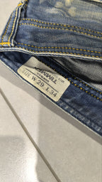 Jeans Gamba Ampia Blu Vintage Y2K Donna — foto 7