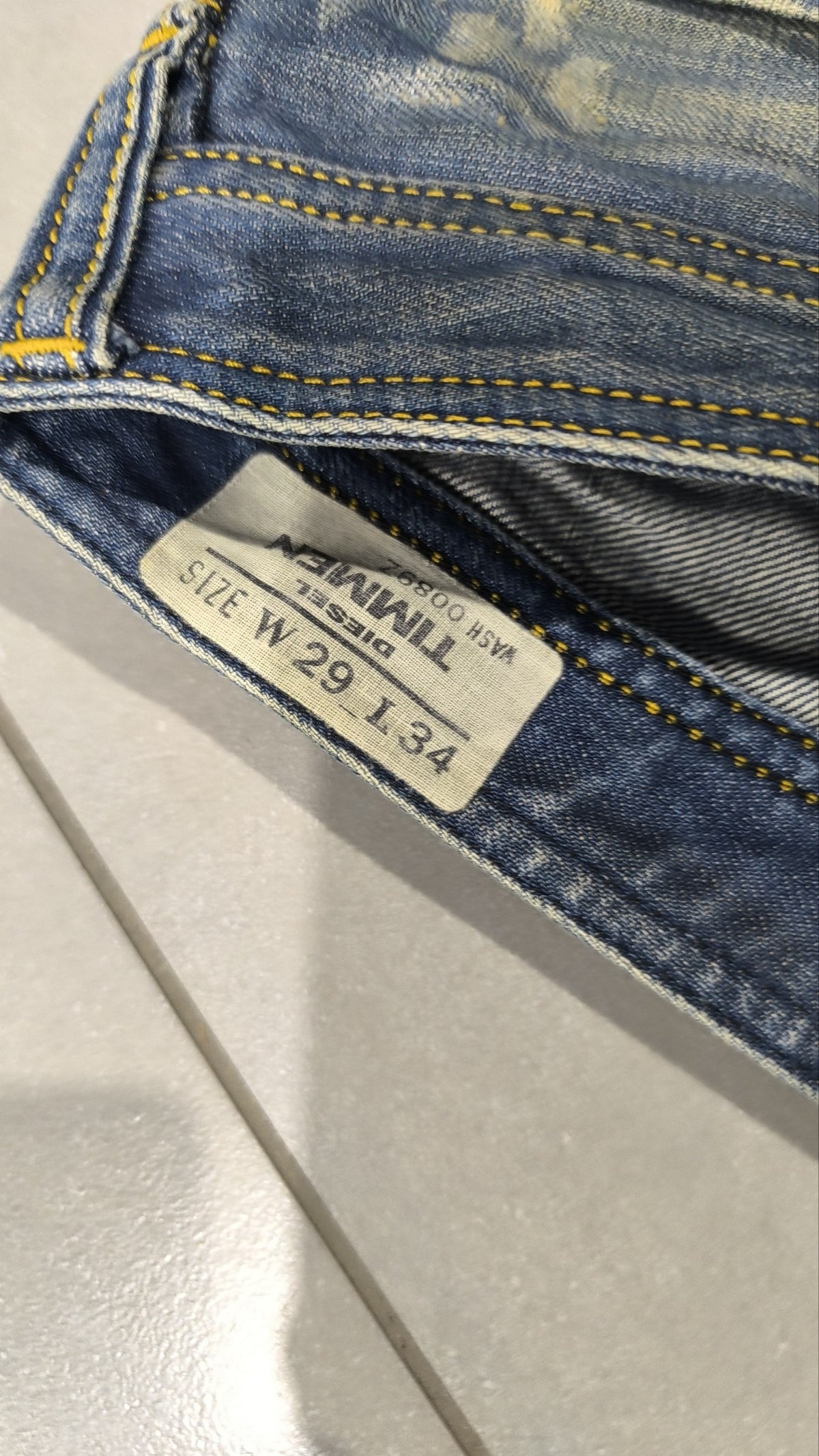 Jeans Gamba Ampia Blu Vintage Y2K Donna — foto 7