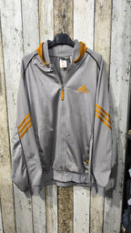 Giacca sportiva con zip adidas Grigio Vintage Y2K (M) — foto 3