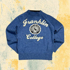 Sweater Maglioncino Franklin College Embroidered  (S)