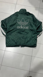 Giacca sportiva adidas Full Zip Collo Alto Verde Scuro Vintage Y2K (XXL) — foto 4