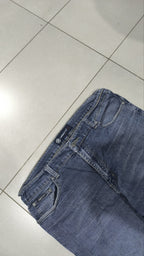 Jeans a gamba larga Tonnotto Blu slavato Vintage Y2K Uomo (XL) — foto 7