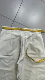 Pantaloni INTERGROUP Gamba Ampia Dritta Avorio Chiaro Vintage Y2K (S) — foto 7
