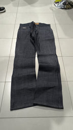Jeans Mogul gamba larga blu denim scuro Vintage Y2K (L) — foto 6