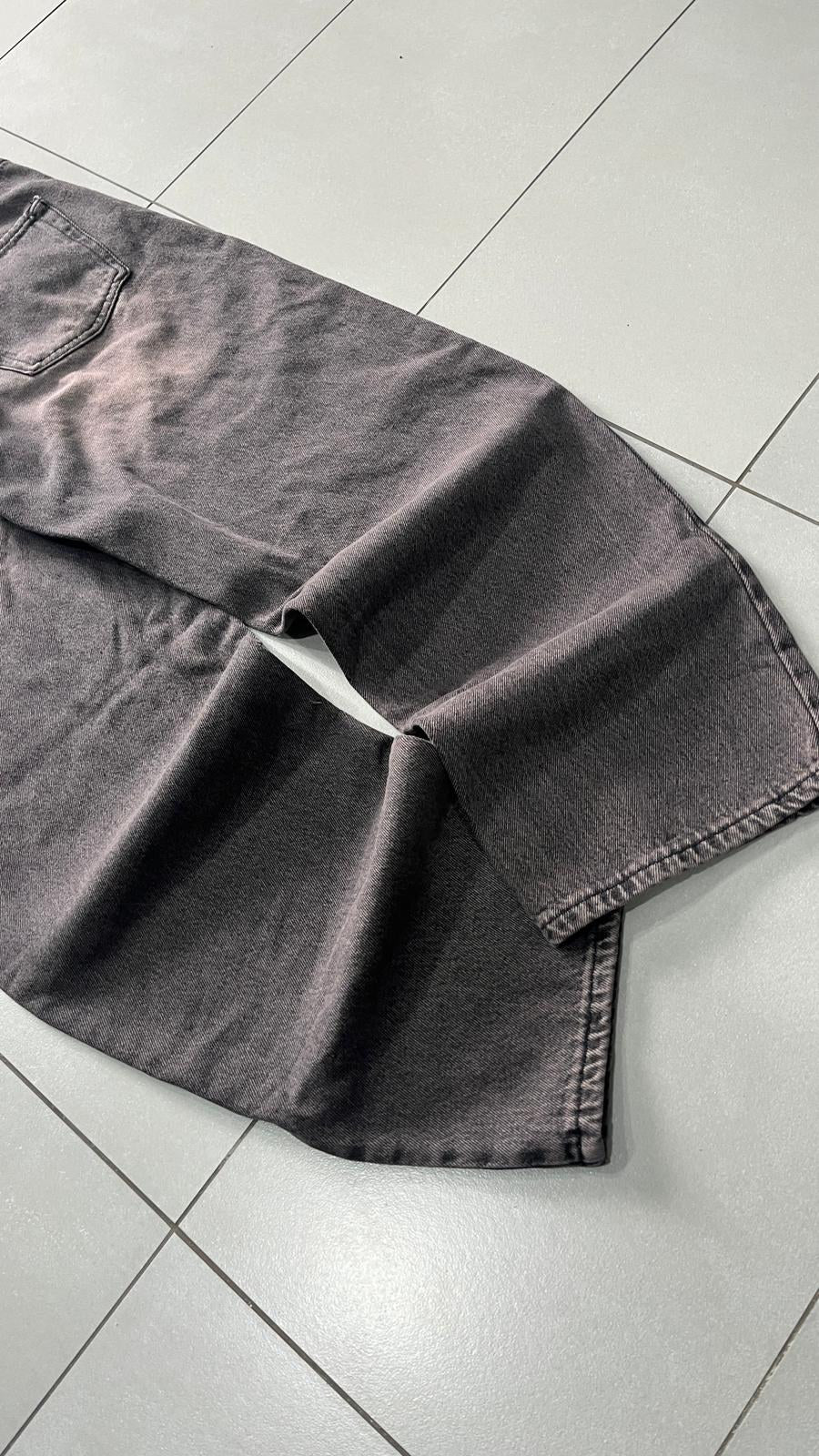 Jeans Art-California Grigio Antracite Slavato Vintage Y2K — foto 7