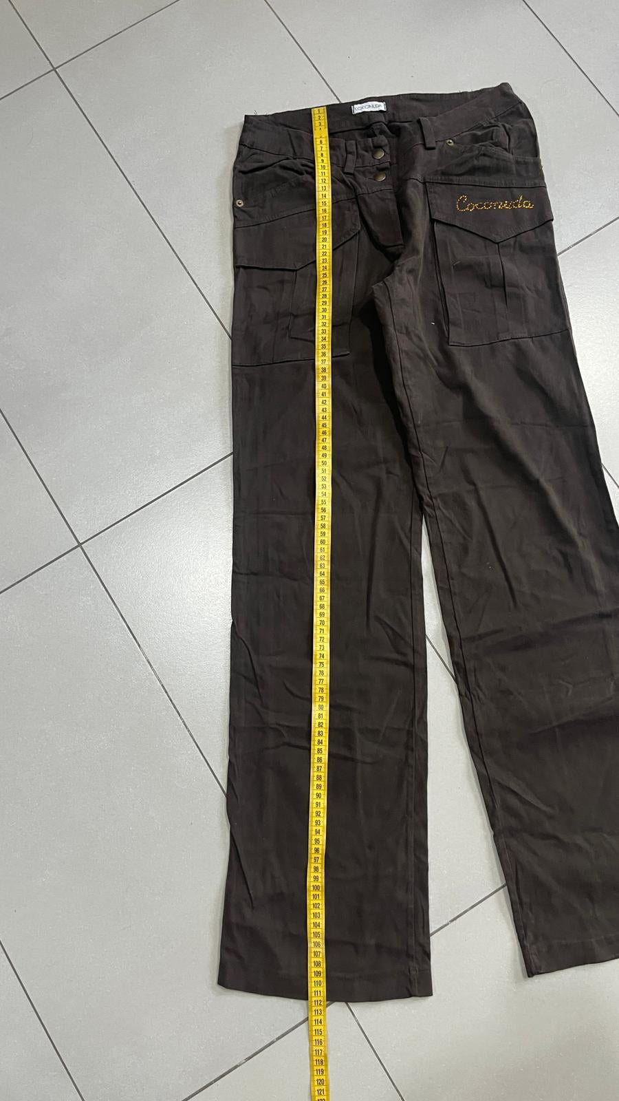Pantaloni Cargo Coconuda Marrone Scuro Vintage Y2K (42) — foto 6