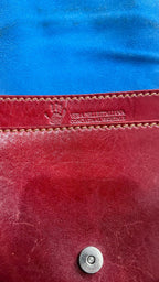 Borsa a tracolla in pelle Bordeaux Vintage Y2K — foto 7
