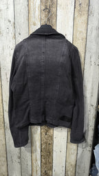 Giacca denim Moschino Jeans grigio antracite slavato Vintage Y2K Donna (S) — foto 5