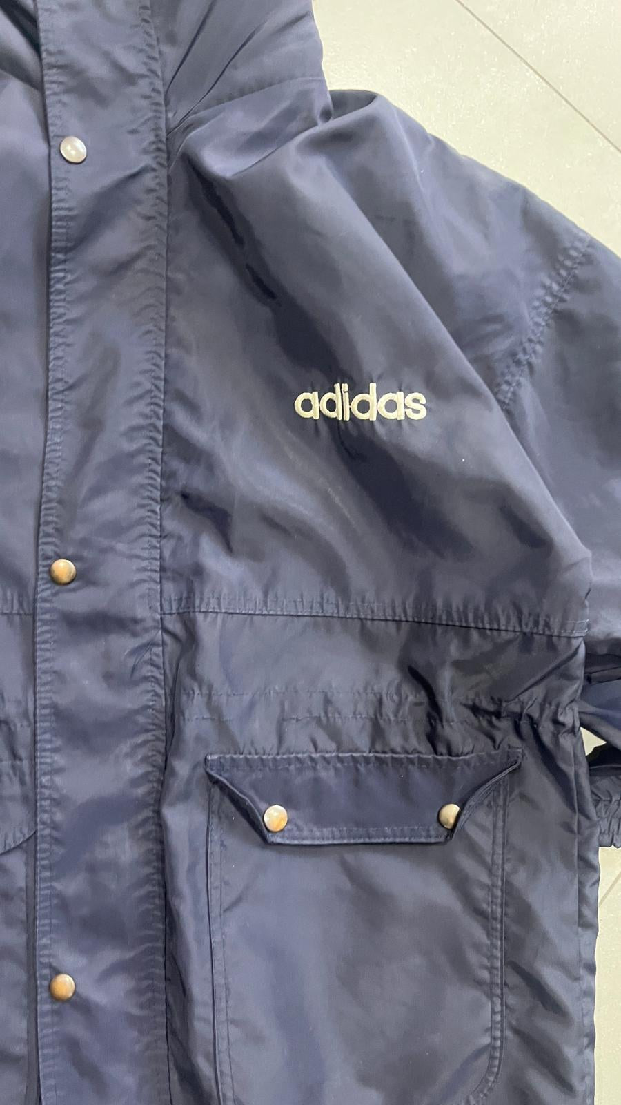 Giacca a vento adidas Blu navy Collo alto Vintage Y2K (L) — foto 5
