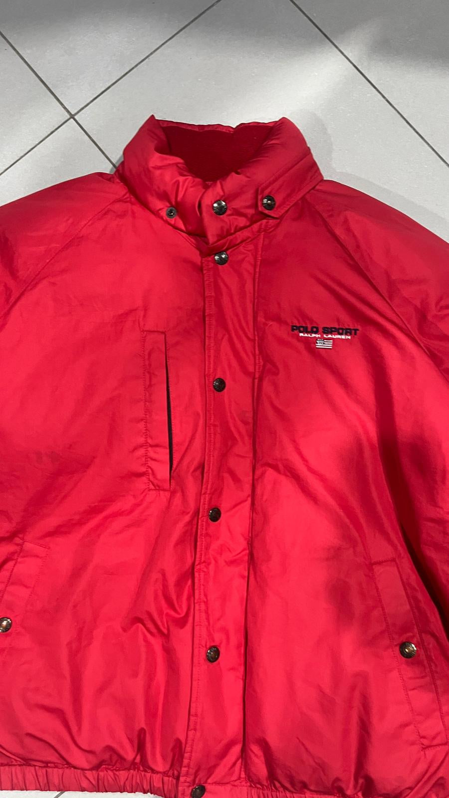 Giacca a vento sportiva Polo Sport Ralph Lauren Rosso Vintage Y2K — foto 3