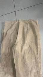 Pantaloni velluto a coste Ramp gamba ampia Beige tortora Vintage Y2K (38) — foto 4