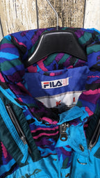 Gilet smanicato Fila Multicolore Vintage Y2K (XL) — foto 4