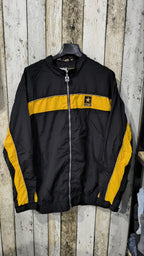 Giacca a vento con zip A Army Nero e giallo Vintage Y2K (M) — foto 3