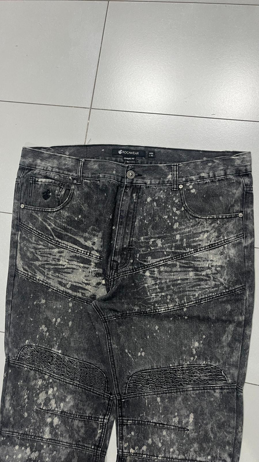 Jeans Rocawear Classic Fit Nero Antracite Vintage Y2K (W44 L32) — foto 5
