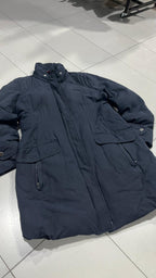 Parka Robe di Kappa Lungo Imbottito Blu Navy Vintage Y2K (L) — foto 8