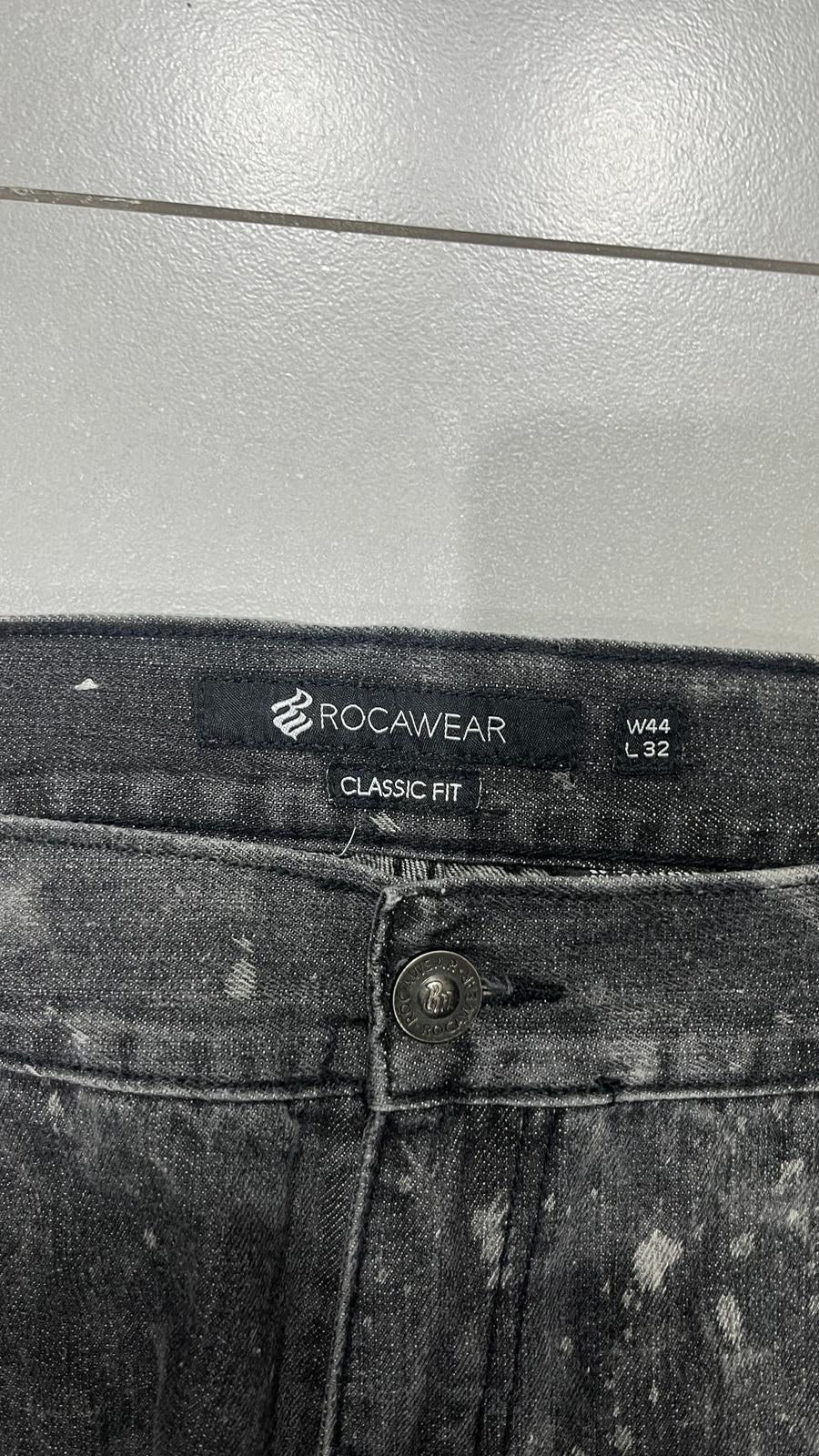 Jeans Rocawear Classic Fit Nero Antracite Vintage Y2K (W44 L32) — foto 7