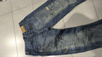 Jeans Baggy in Denim Gazoz Blu Lavaggio Chiaro Vintage Y2K Uomo (M) — foto 4