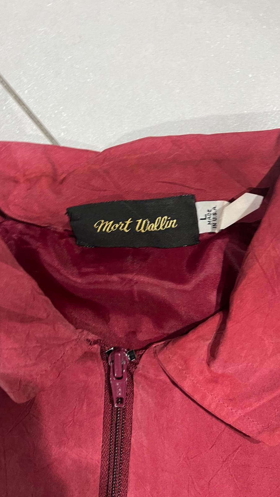 Giacca bomber Most Wollin Zip Collo a camicia Bordeaux Vintage Y2K (M) — foto 5