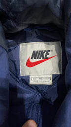 Giacca Sportiva Nike con Cappuccio Blu Navy Giallo Vintage Y2K (XL) — foto 6