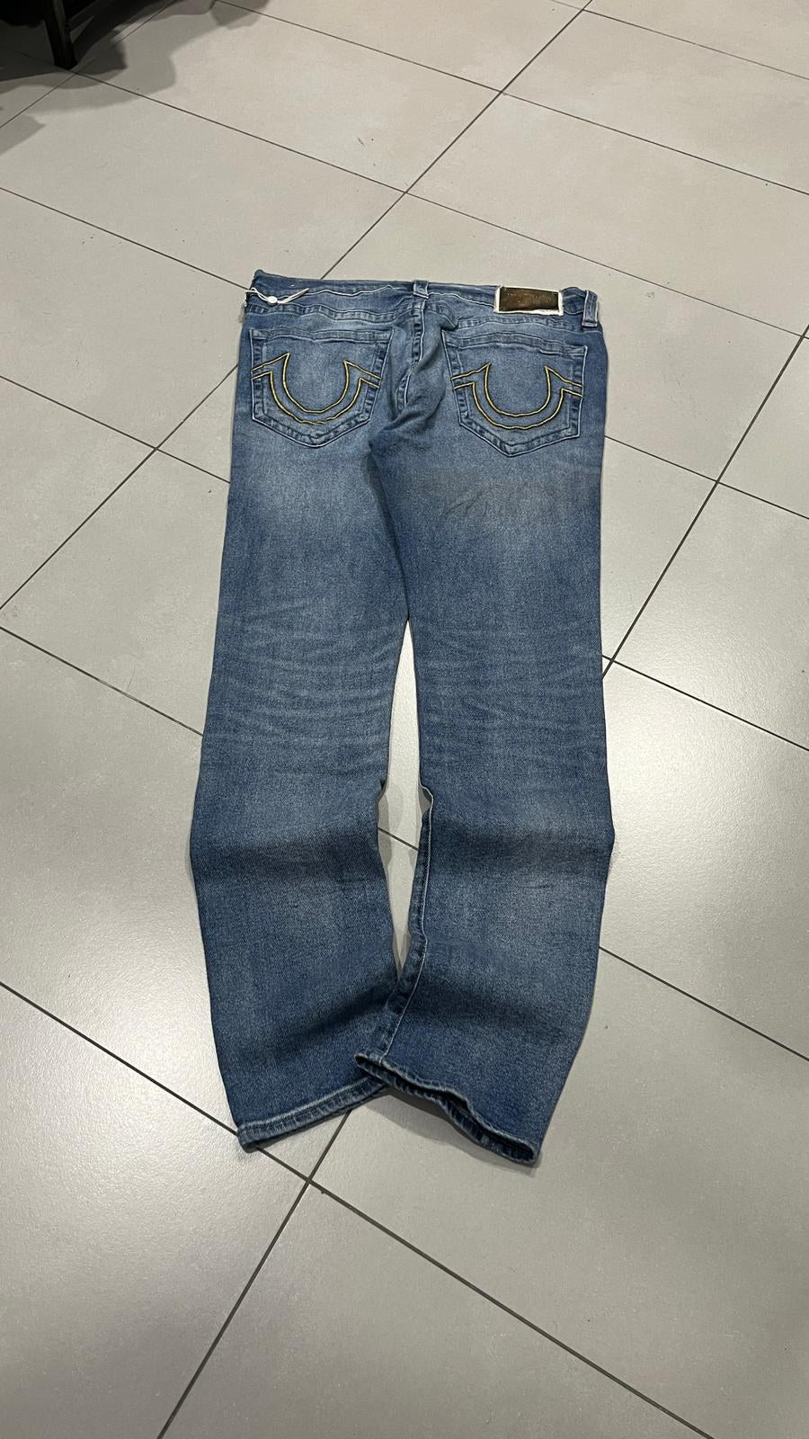 Jeans True Religion Blu Denim Vintage Y2K (36) — foto 3