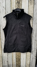 Gilet Columbia Collo Alto Zip Integrale Nero Vintage Y2K (L) — foto 3