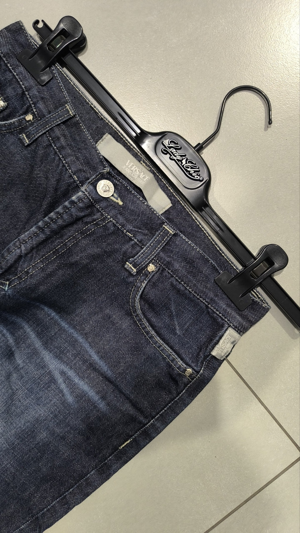 Jeans a vita bassa a zampa Versace Jeans Couture Vintage Y2K Donna (S) — foto 6