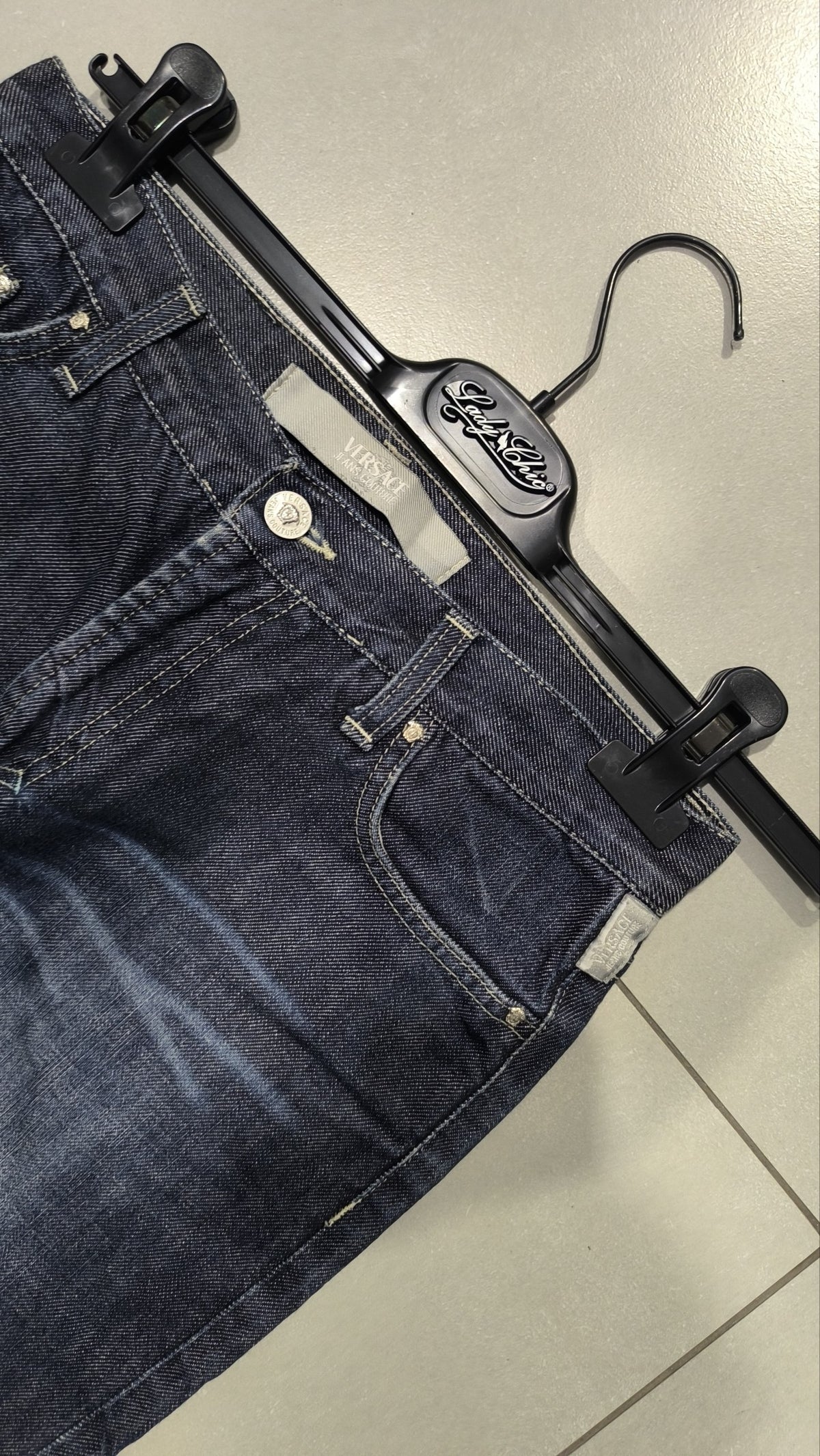 Jeans a vita bassa a zampa Versace Jeans Couture Vintage Y2K Donna (S) — foto 6