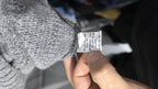 Maglione Quarter Zip Nero Grigio Rigato Vintage Y2K (XL) — foto 7