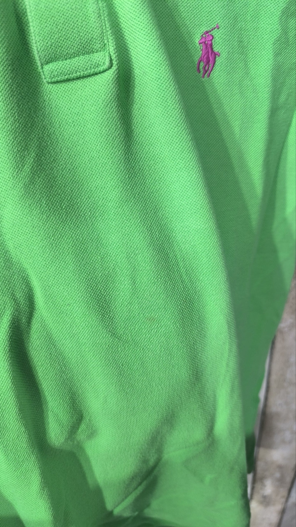 Maglietta Ralph Lauren The Skinny Polo Verde XS Vintage Y2K Donna — foto 5