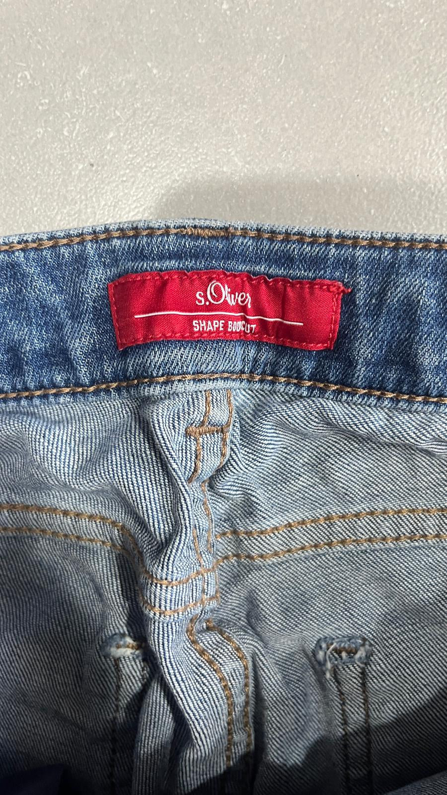 Jeans Bootcut s.Oliver Shape Bodycut Blu Denim Dé lavé Vintage Y2K — foto 6