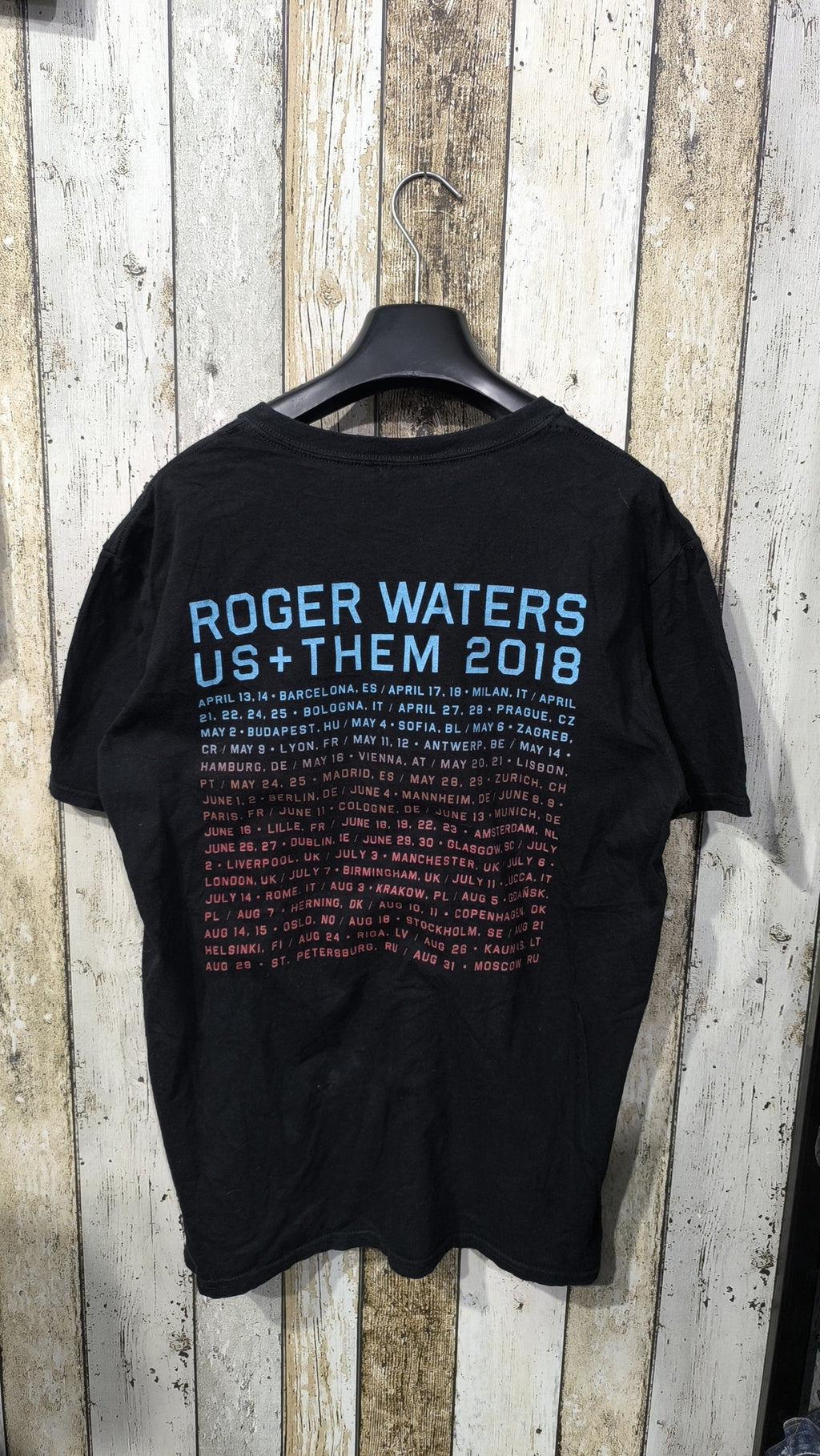 T-shirt Gildan Roger Waters Us + Them 2018 Vintage Y2K (L) — foto 5