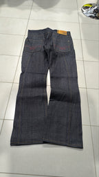 Jeans Mogul gamba larga blu denim scuro Vintage Y2K (L) — foto 3